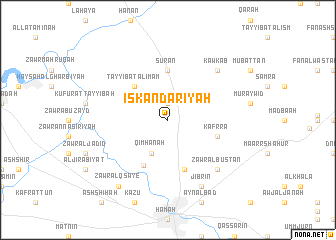 map of Iskandarīyah