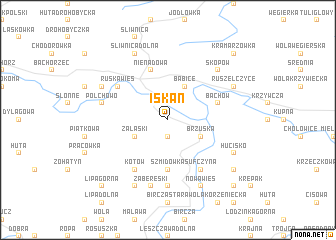 map of Iskań