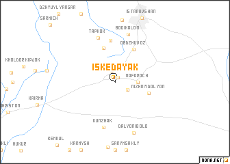 map of Iske-Dayak