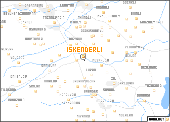 map of Iskenderli