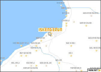 map of İskenderun