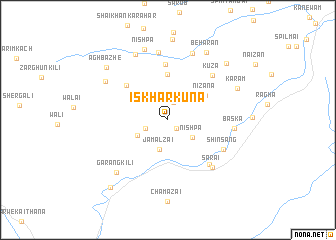 map of Iskharkuna