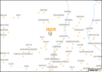 map of Iskin