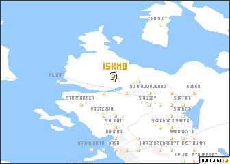 Iskmo (Finland) map 