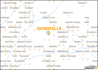 map of Isk nʼOufella