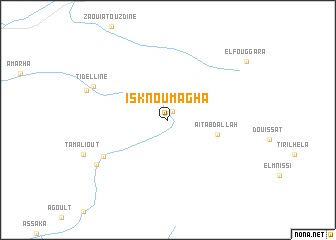 map of Isk nʼOumagha