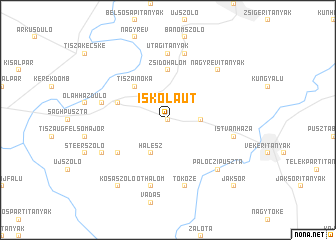 map of Iskola Út