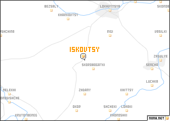 map of Iskovtsy