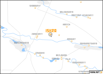 map of (( Iskra ))