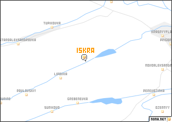 map of Iskra