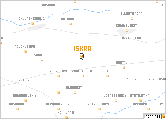 map of Iskra