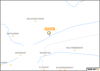 map of Iskra