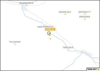 map of Iskra