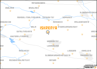 map of Iskrenya
