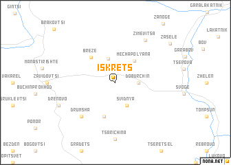 map of Iskrets