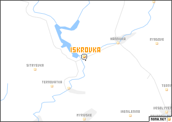 map of Iskrovka