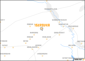 map of Iskrovka