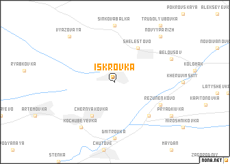 map of Iskrovka