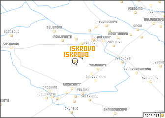 map of Iskrovo