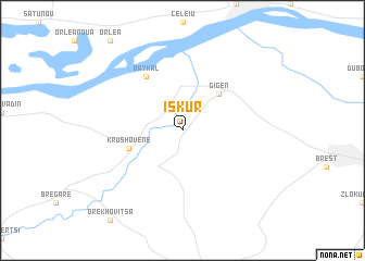 map of Iskŭr