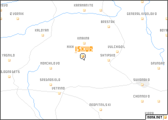 map of Iskŭr