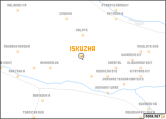 map of Iskuzha