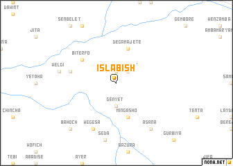 map of Islabish