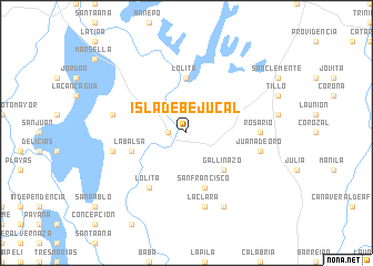 map of Isla de Bejucal