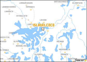 map of Isla del Coco