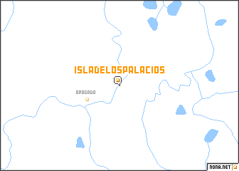 map of Isla de Los Palacios