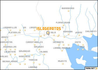 map of Isla de Patos