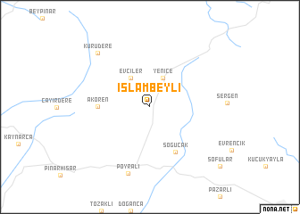 map of İslâmbeyli