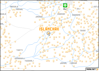 map of Islām Chak