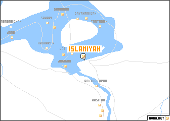 map of ((Islāmīyah))