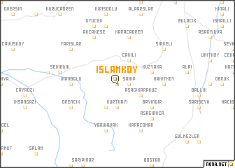 map of İslâmköy