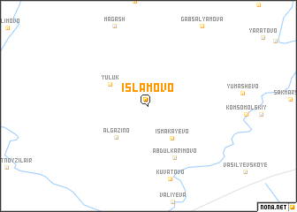 map of Islamovo