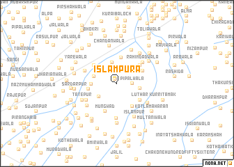 map of Islāmpura