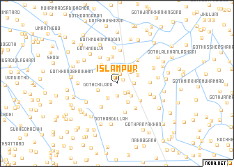 map of Islāmpur