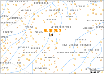 map of Islāmpur