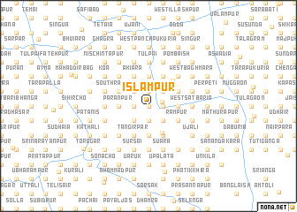 map of Islāmpur