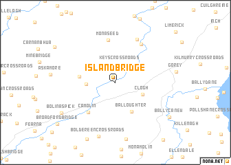 map of Island Bridge