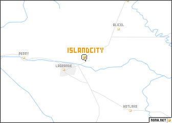 map of Island City