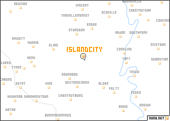 map of Island City