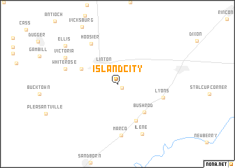 map of Island City