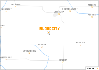 map of Island City