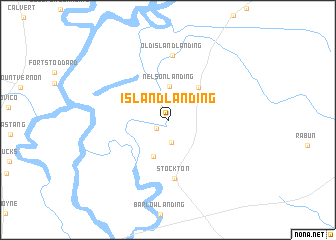 map of Island Landing