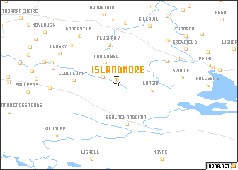 map of Islandmore