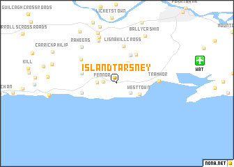 map of Islandtarsney