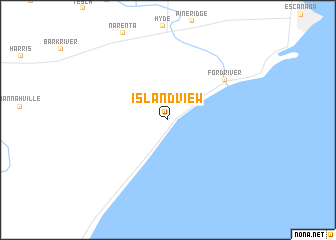 map of Island View