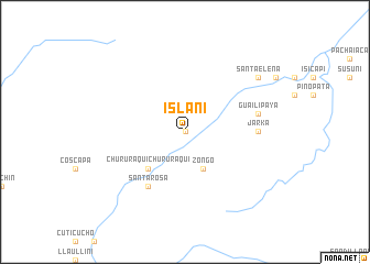 map of Islani